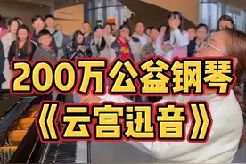在成都美术馆里遇到一台200多万的钢琴，是什么体验？#街头钢琴 #云宫迅音 #随拍 #西游记视频封面