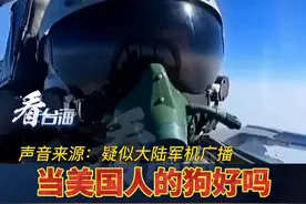 台空军“广播驱离”遭解放军回呛，“当美国人的狗好吗”#看台海视频封面