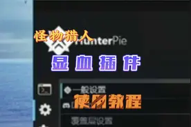怪物猎人显血插件hunterpie使用教程#怪物猎人世界 #steam游戏视频封面