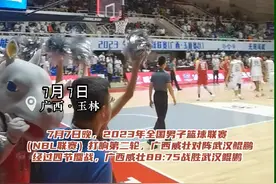 玉林再迎NBL主场比赛，广西威壮88：75拿下武汉鲲鹏！#nbl #广西威壮 #胜利 #广西威壮迎nbl主场首秀 #NBL视频封面
