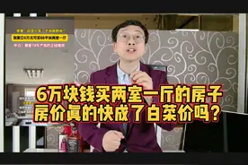 张家口6万块钱就能买到两室一厅，房地产的好消息在后面视频封面