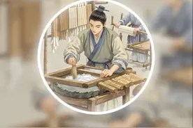 岁月留痕岁月长，最原始的纸张原来是这样做出来的 #造纸术 #四大发明