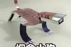 烟盒小人手工 简简单单做个烟盒小人#手工 #烟盒小人 #烟盒小狗视频封面