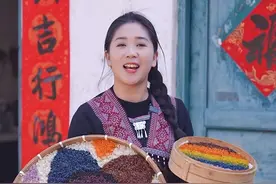 三月三马上要来了，吃了香喷喷的糯米饭，山歌都要多唱几首。#广西三月三 #五色糯米饭 #广西美食视频封面