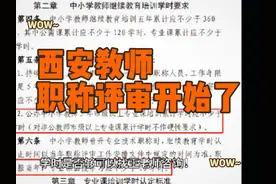西安市教育局关于开展2024年度教师系列职称评审通知已出视频封面