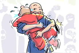 师父，我没脸见人了～#画一个故事 #武术#小和尚视频封面