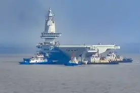 10万吨核动力航母已开建？福建舰今首次海试 中国突破三航母时代图片