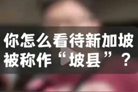 新加坡人：受够了，别再叫“坡县”了，请尊重我们图片