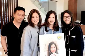 演员李婉华：35岁嫁平凡丈夫，41岁连生三胎，女儿比她还漂亮图片