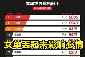 女单丢冠未影响心情：孙颖莎场边复盘带笑容 调侃王曼昱打生气对手图片