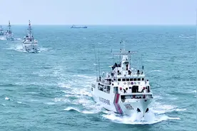 福建海警厦金海域释放强烈信号图片