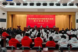 哈尔滨亚冬会中国体育代表团成立图片