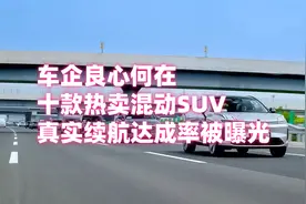 良心何在：10款热门混动SUV真实续航达成率被曝光图片