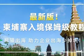 最新版！柬埔寨入境保姆级教程来了，收藏起来丨熊猫出海图片