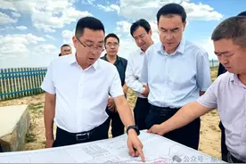 榆中聚焦丨甘肃水投集团来榆中县调研北山特色智慧农业灌区项目图片