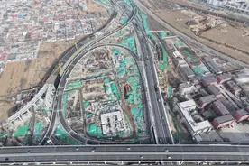 和平路与西三环互通立交工程5条匝道将于12月31日15:00实现通车图片