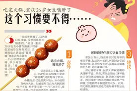 吃完火锅，重庆26岁女生嘴肿了，这个习惯要不得……图片
