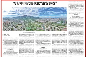 特稿丨写好中国式现代化“泰安答卷”图片