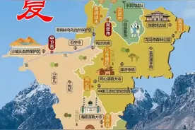 宁夏旅游13区县攻略地图，收藏这一张就够了图片