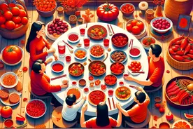 红彤彤的诱惑：揭秘我们餐桌上常见红色食材的神秘面纱图片