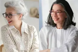 为什么我劝六七十岁女人：别把白发染黑？看完这几组对比你就懂了图片