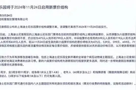 上海迪士尼突然宣布：调整票价结构，将根据预估客流量定价！图片
