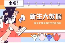 湖北文理学院2023年新生大数据来啦！图片