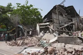 缅甸强震后已发生33次余震，震级最高7.5级图片