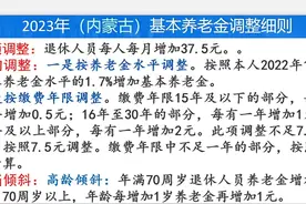 2024年内蒙古养老金调整方案会是怎样？根据前三年的方案推算一下图片