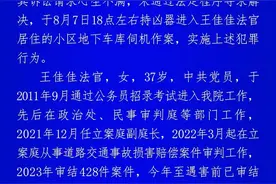 法官王佳佳办案惨遭杀害，官方通报详情图片