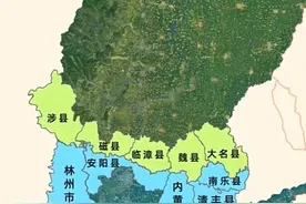 一图看出河北河南经济差距，两省交界处各县GDP谁更强。图片