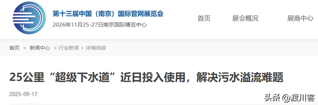 国外修巨型下水道，中国为啥不照抄？造价高得惊人，别盲目崇外