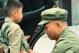 抖音新晋网红：越战烈士转世灵童图片