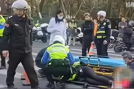网上流传视频称“杭州兔子警官被撞”，当地权威部门辟谣图片