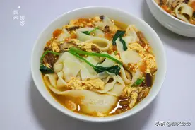 晚上和面早上做，热乎乎煮一锅，吃上一碗，浑身暖和图片