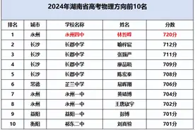 理科状元720分！文科状元682分！2024湖南省文理科状元出炉！图片