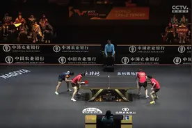 WTT名古屋女子总决赛女双半决赛，孙颖莎、王曼昱3-1，晋级决赛图片