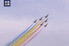 蓝天劲舞，空军八一飞行表演队精彩亮相第18届迪拜航展图片