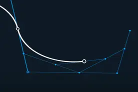 样条曲线初步：二次贝塞尔曲线图片