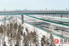 “两横两纵、三环多射”路网骨架初具规模 乌鲁木齐织密快速交通网图片