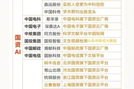 央国企概念集合：国资AI、央企AI概念、央企科技股、国企改革概念图片