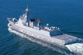 40艘052D爆兵式服役，可“吊打”南海10国，第四批次已经开始？图片