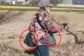 大妈军事区拍照后续，四点痕迹表现很可疑！大妈真实身份或不简单图片