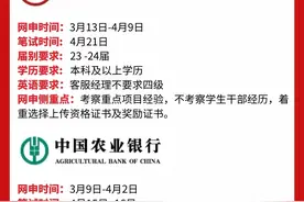 2024银行春招报考指南✅图片