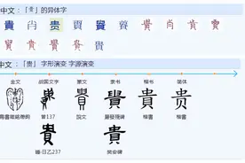 753贵、匮、遗、溃、馈等同旁字有什么变化规律？图片