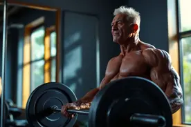 男人想不老，“撸铁”很重要？专家：中年就应该开始！图片