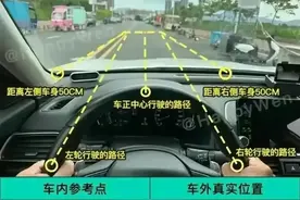 轻松判断左右车距，开车常识，这些要牢记！图片