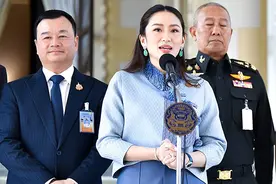 泰国女总理启程访华，知道事情闹大的泰国军方，对妙瓦底拉下电闸图片