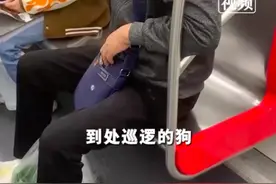 大爷地铁占道被提醒反骂保安是狗，“巡逻狗，你马上要死了”，地铁回应：个人行为，我们只能劝阻图片
