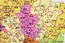 八十年代中期的四川省南充地区管辖有苍溪县，阆中县，南部县，仪图片